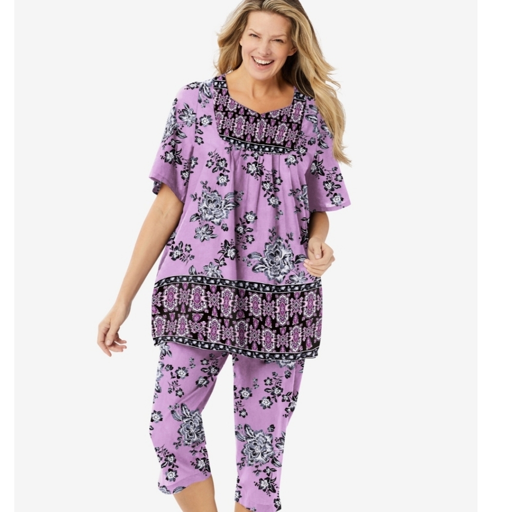 Plus Size Capri PJ set from Catherine's 2X